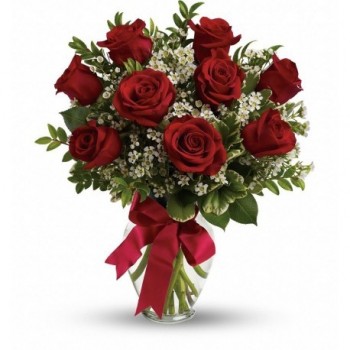 Ramo de 80 rosas rojas de...