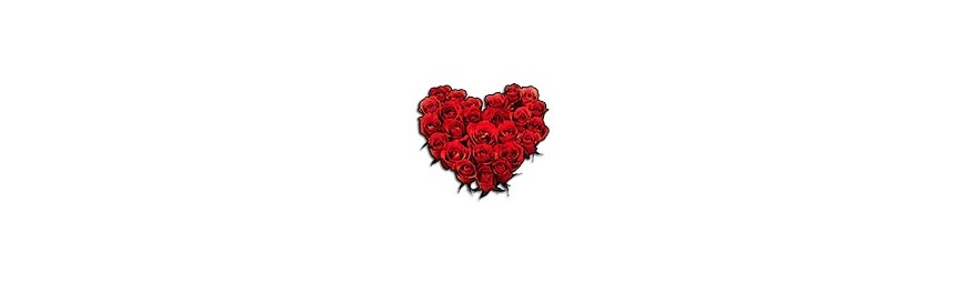 Corazones de rosas